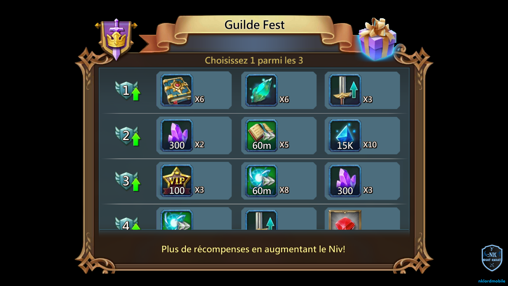 Faire des gemmes!
